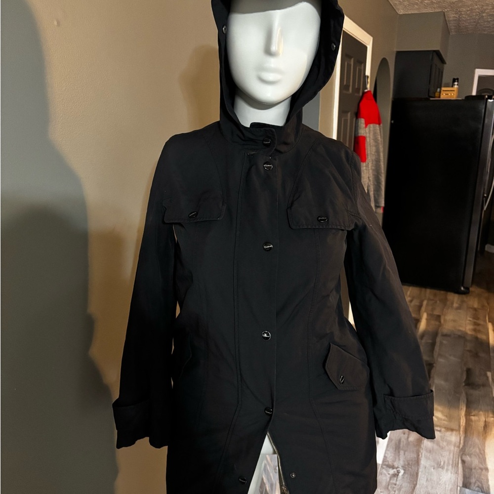 Max mama  hood trench coat